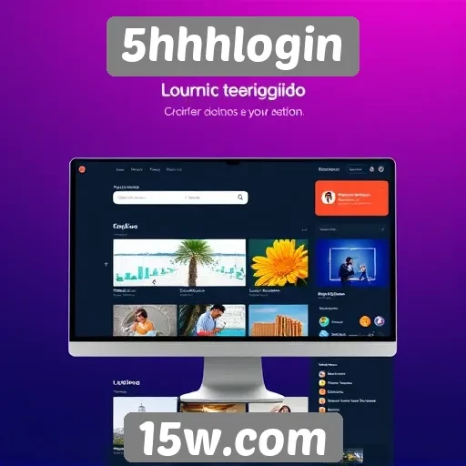 Revisão da interface do site 5hhhlogin melhora a navegação
