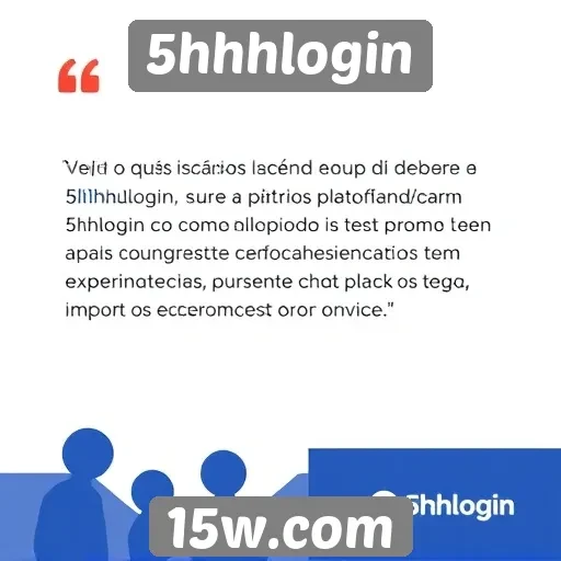 Feedback dos usuários sobre o 5hhhlogin
