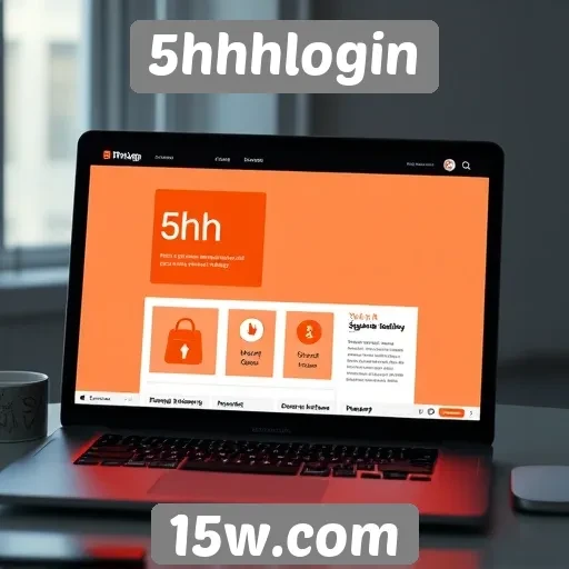 Análise da interface de usuário do site 5hhhlogin